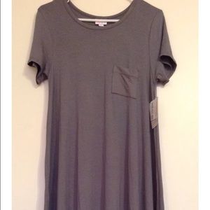 Lularoe grey Carly dress XS