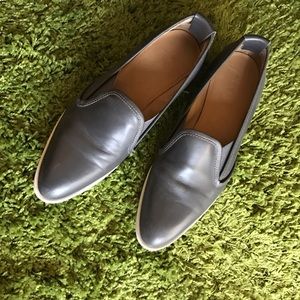 Everlane Leather Street Shoes in Grey Size 7.5