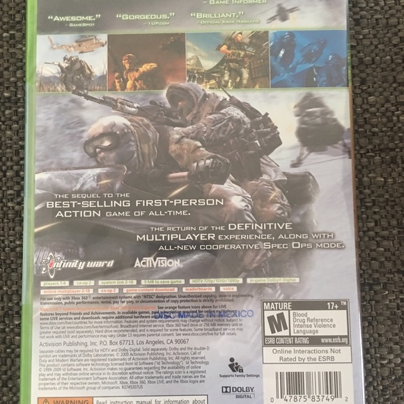X Box Game - Picture 2 of 2