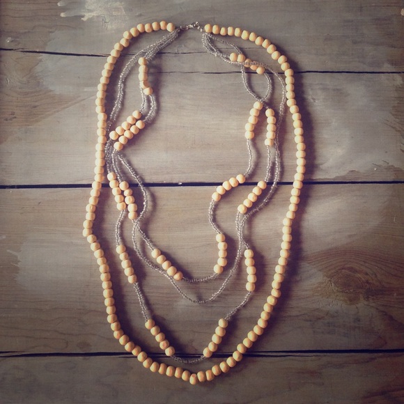 Boho beaded necklace