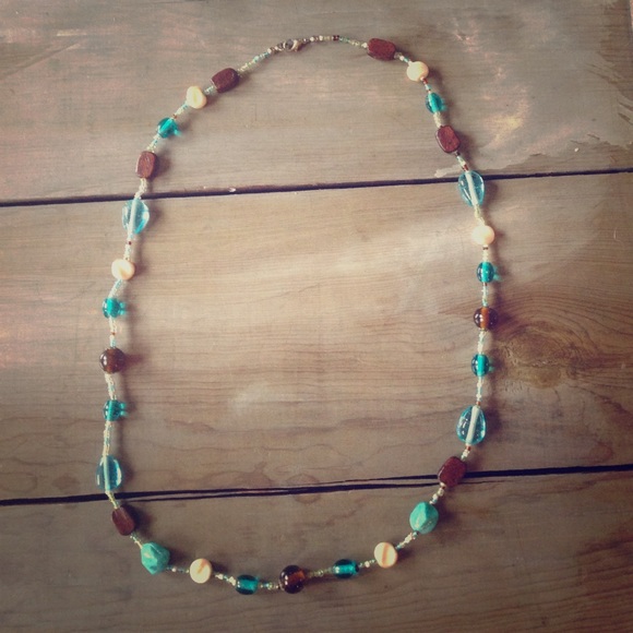 Boho beaded necklace