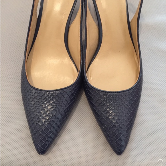 Snakeskin pumps