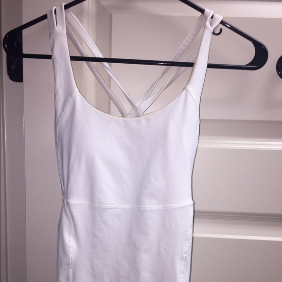 Lululemon white tank