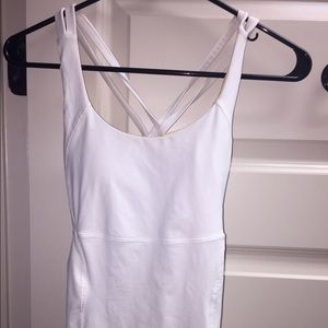Lululemon white tank