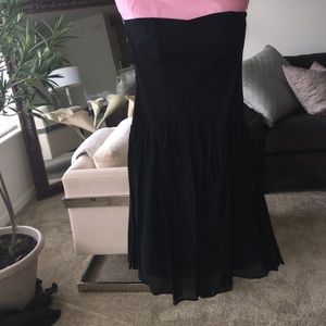 Black midi dress