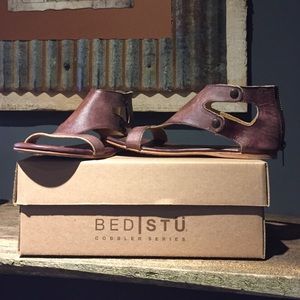 Bedstu Soto sandal in Teak Driftwood size 7