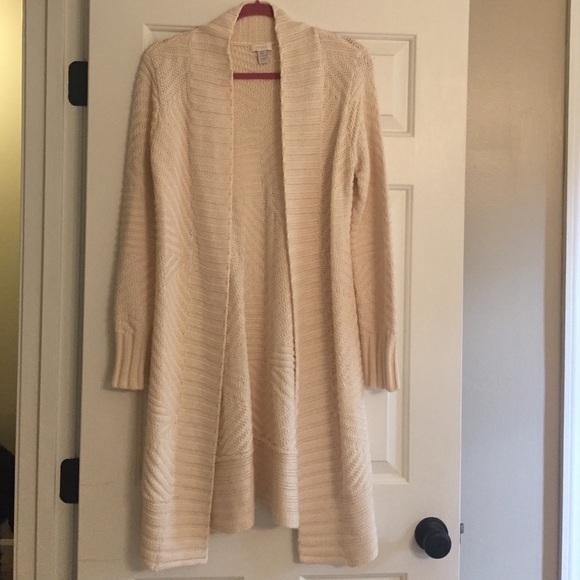 Chico's ivory long sweater