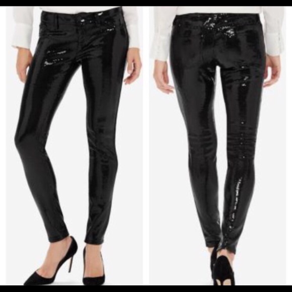 Sequin Legging Jeans size 4P The Limited