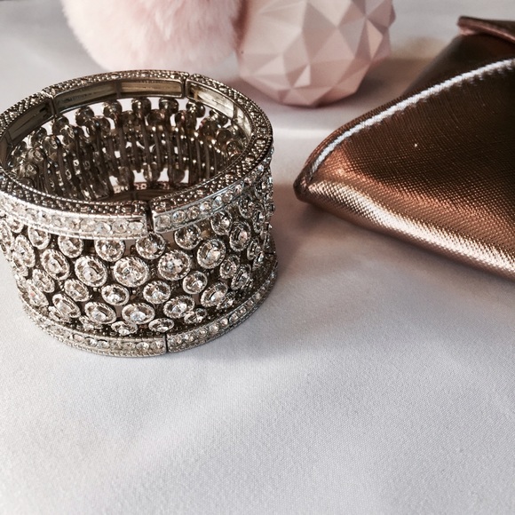 Jewelry - Crystal Cuffs • Statement Bracelets • set of three