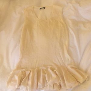 Alexander McQueen Wool-Jersey Peplum Top