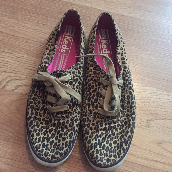 Keds leopard shoes