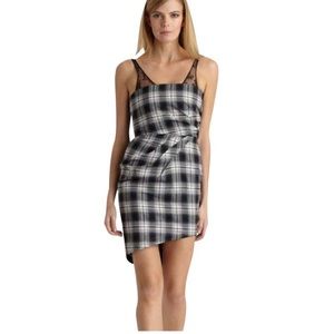 Alice+Olivia Bonnie Plaid Dresd