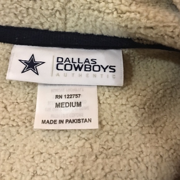 Dallas Cowboys zip up hooded sweatshirt