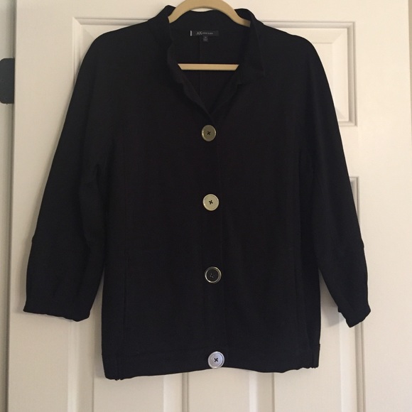 Anne Klein black stretching jacket