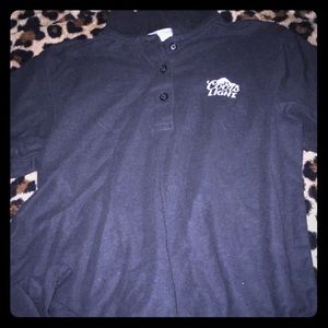 Coors Light collar shirt