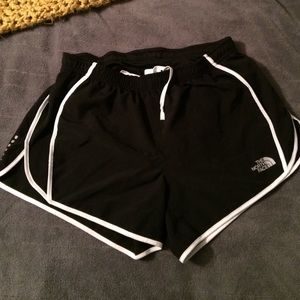 North face running shorts