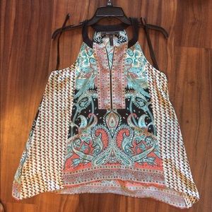 *Reduced Halter Top with print
