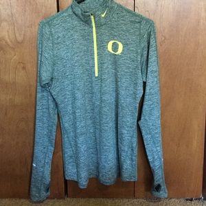 Nike dri-fit three quarter zip up