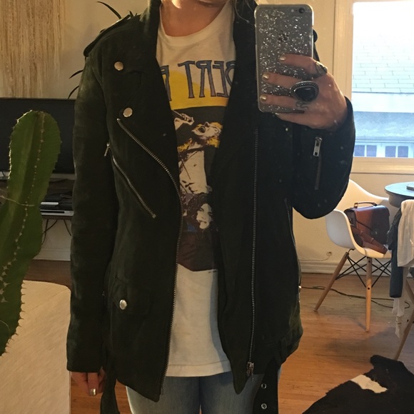 blk dnm suede jacket