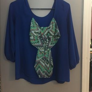 Bow in the back Blouse