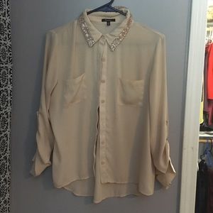 Tan blouse