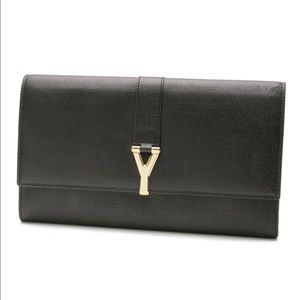 Authentic Saint Laurent 'Large Ligne Y' Wallet