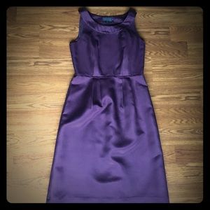 Purple Boden Silk Dress