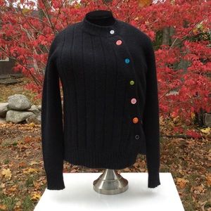 Garnet Hill Black Cardigan Garnet Hill Black Cardigan