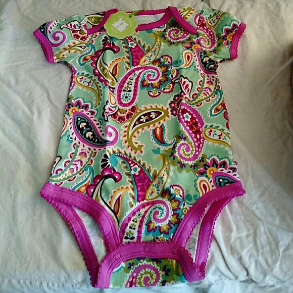 Vera Bradley Infant Baby Girl Ruffle Bodysuit