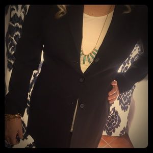 Black long blazer