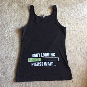 Baby loading maternity shirt