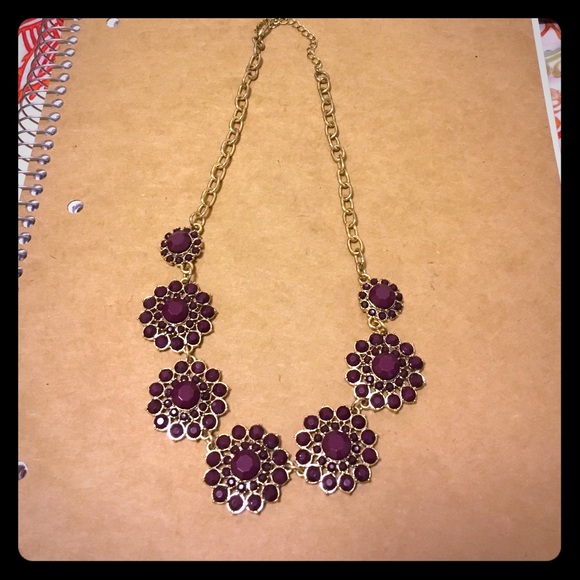 Berry/Maroon Necklace, NWOT