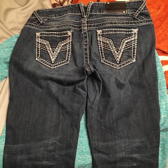 VGoss Chelsea slim boot cut jeans SO CUTE! - Picture 3 of 4