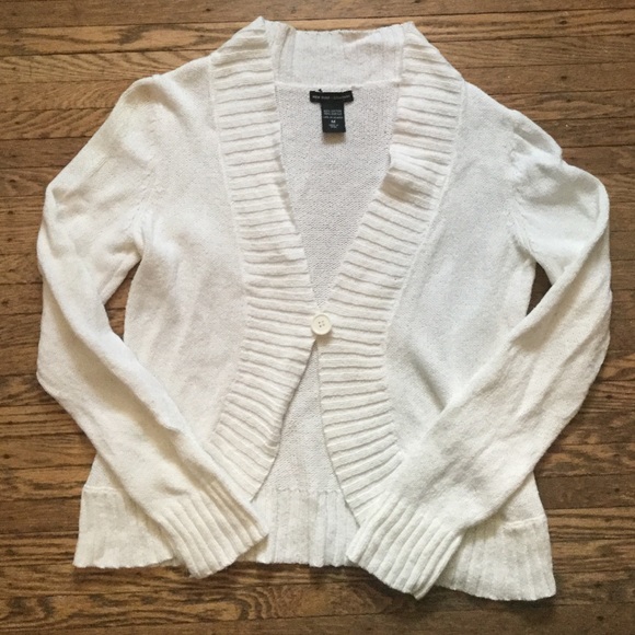 NY&C White Cardigan