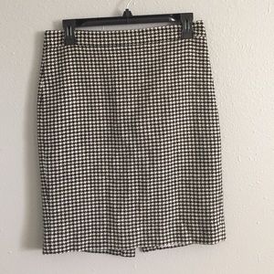 J.CREW houndstooth pencil skirt!