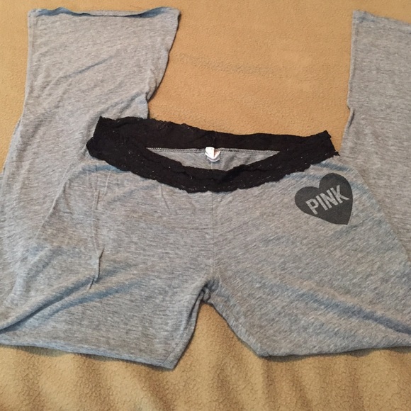 Grey flare lounge pants