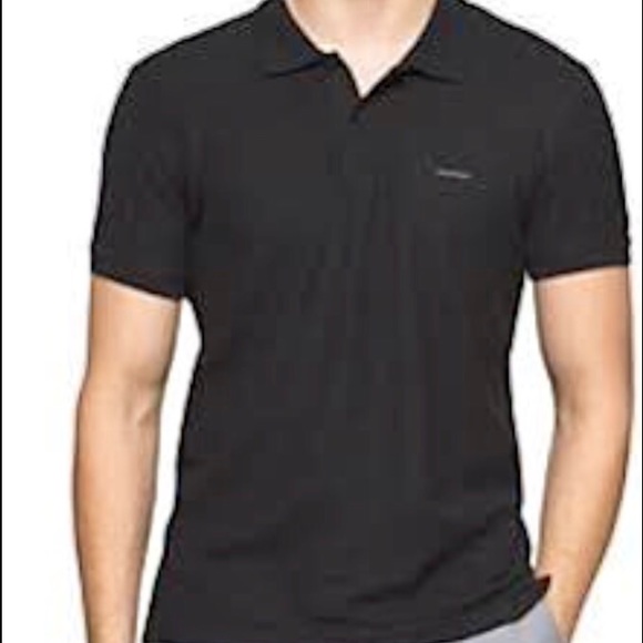 calvin klein liquid cotton polo slim fit