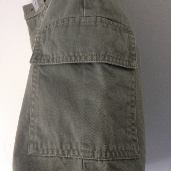 Olive Denim Skirt - Picture 4 of 4
