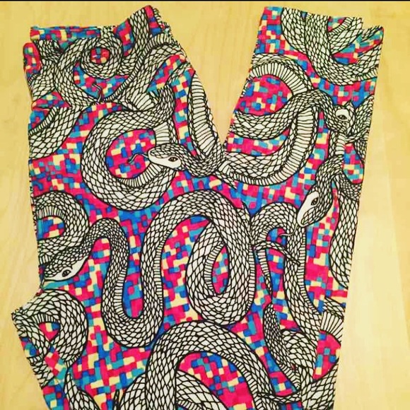 LULAROE Snake Print leggings. Unicorn. Brand new