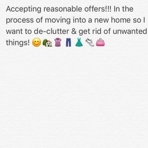 Make an offer on items you love ❤️