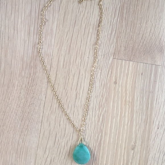 Green/gold necklace