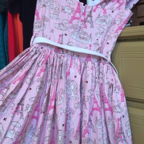 Bernie Dexter Beatrice Pink Poodle Paris Dress - Picture 4 of 4