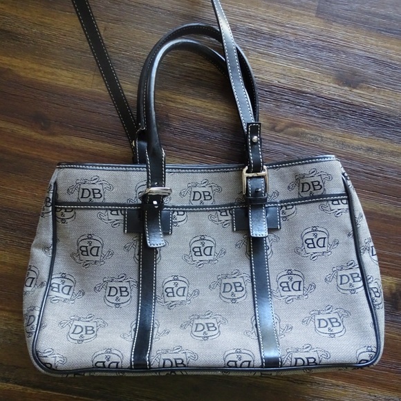 Dooney & Bourke Zippered Canvas Tote Bag