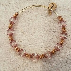 Beautiful Alex & Ani Lavender / gold bracelet