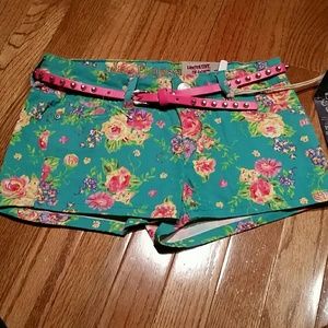 Really cute, colorful shorts, size 0