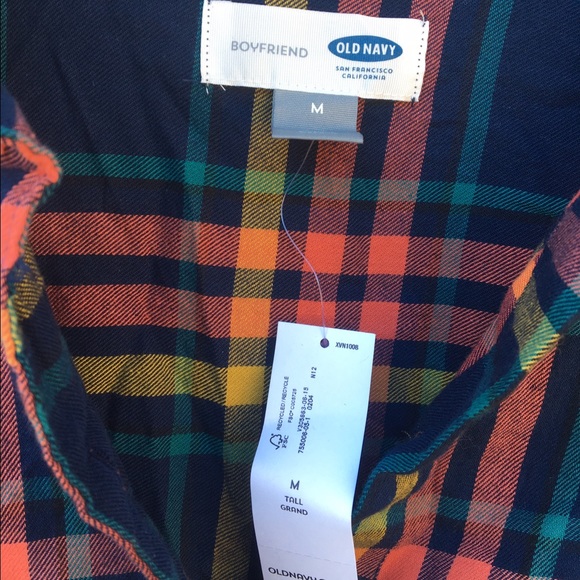 Old Navy Boyfriend Flannel - Picture 3 of 3
