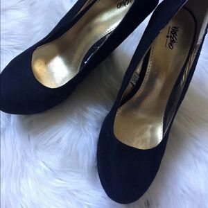 Mossimo Target Black Wedge Platform Shoes