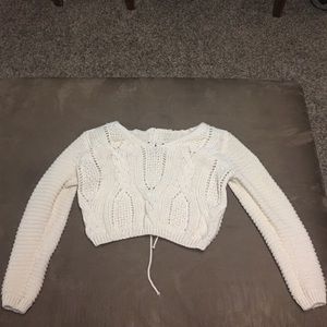 Crop top sweater