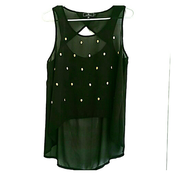 SALE !! Skull embellished top