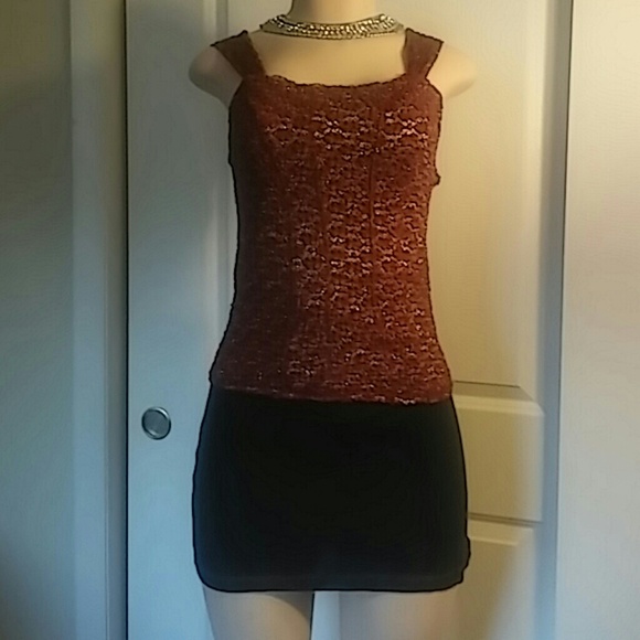 Speechless metallic tank top - Picture 3 of 3